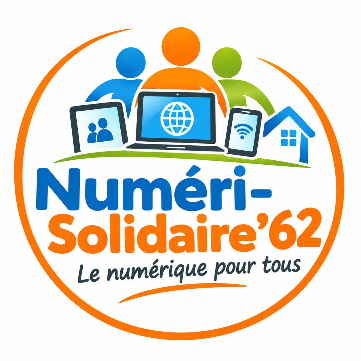Logo de Numéri-Solidaire'62 – Le numérique pour tous